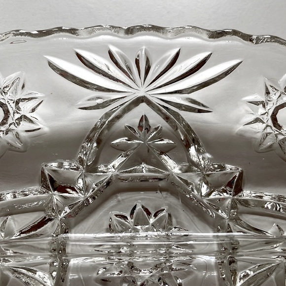 VTG “Star of David” Divided Relish Dish - Picture 2 of 4